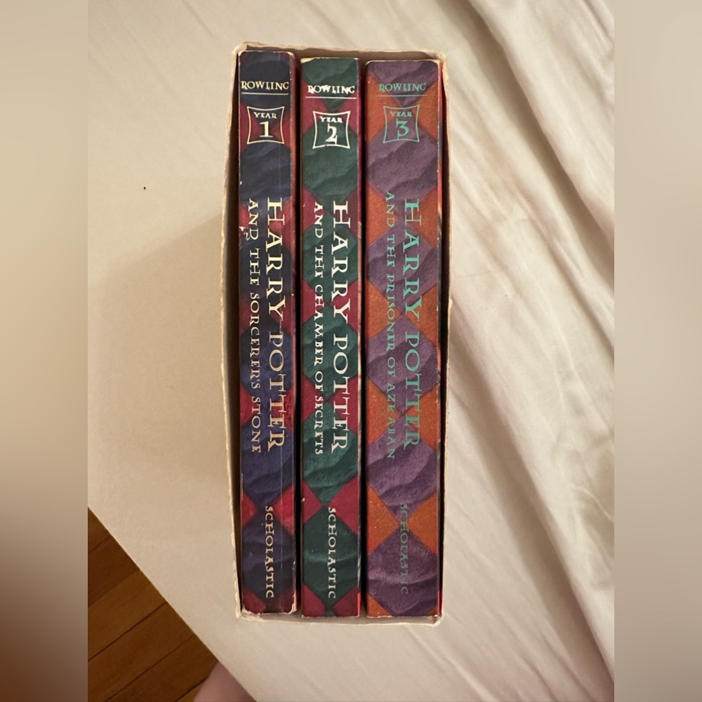 Harry Potter books 1,2,3